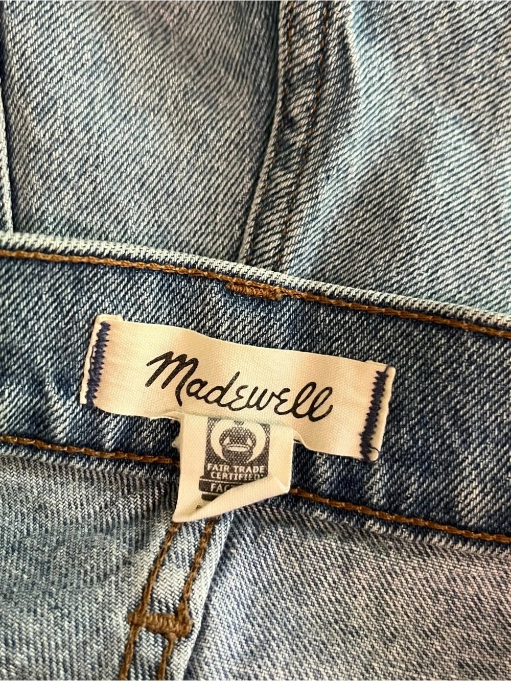 Madewell Distressed The Perfect Short Denim Cutoff Shorts